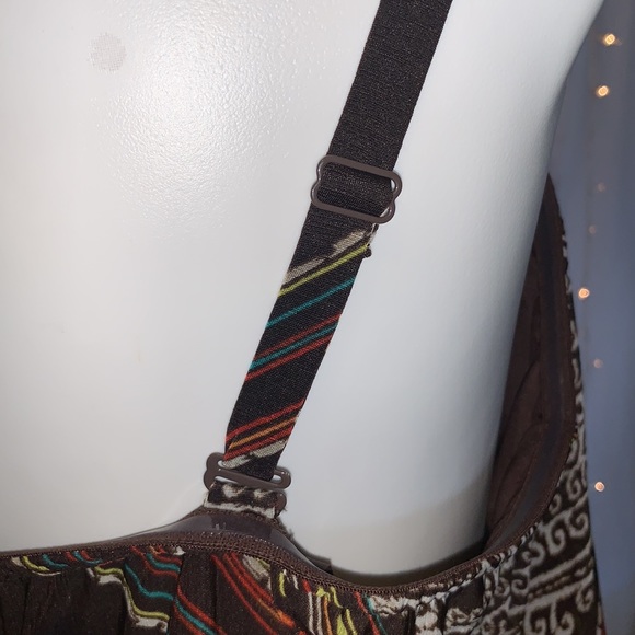 LANE BRYANT ⭐️ Boho Diagonal Striped Strapless Dress - Picture 6 of 10